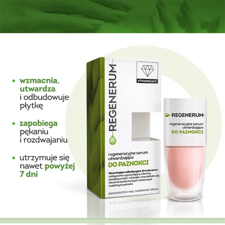 Regenerum kit, regenererend nagelserum in lak, verhardend, 2 x 8 ml + gratis bioscoopkaartje