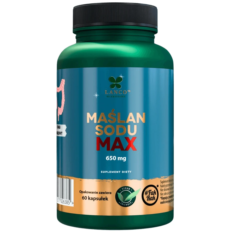 Lanco Nutritions Natriumbutyrat Max, 60 Kapseln