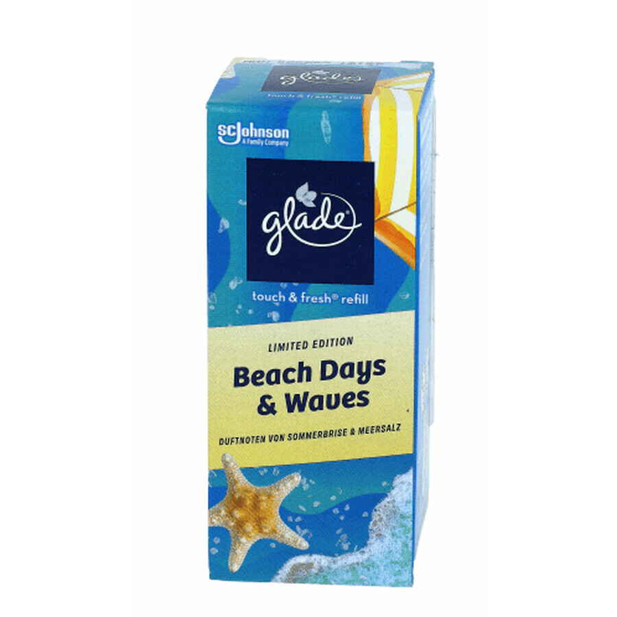 Glade Beach Days amp; Waves Refillable Room Freshener, 10ml