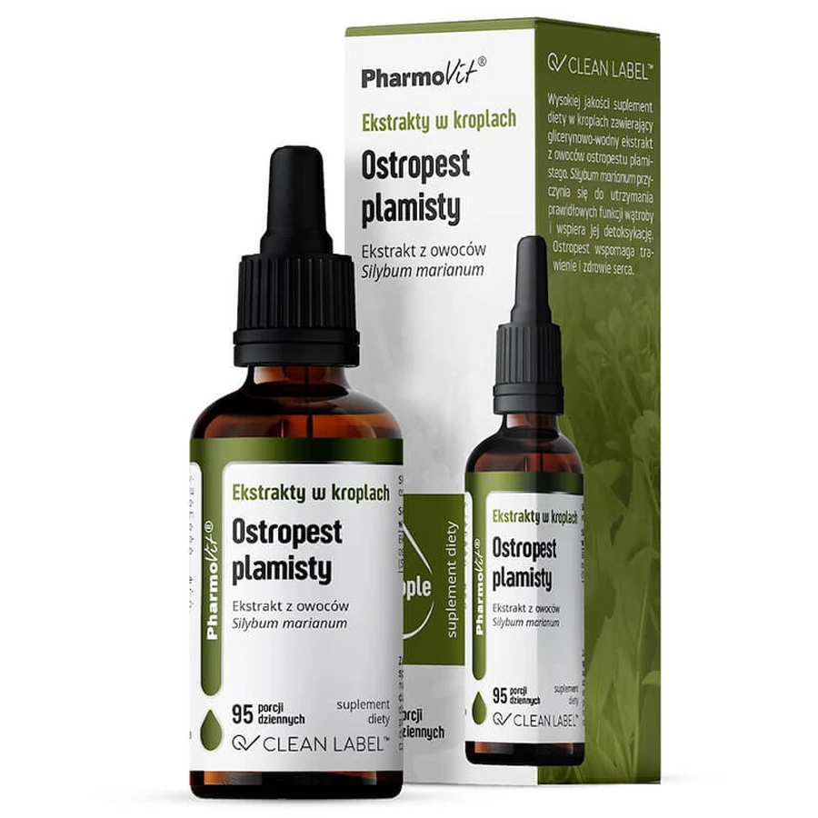 Pharmovit Extractos en gotas Cardo, 30 ml