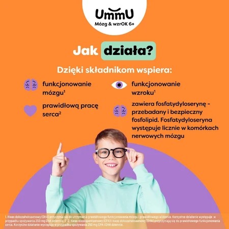 UmmU Brain & Brain, for children 6 years and older, liquid, 150 ml