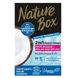Nature Box, 2in1, Gel de duș + scrub, nucă de cocos, 90g