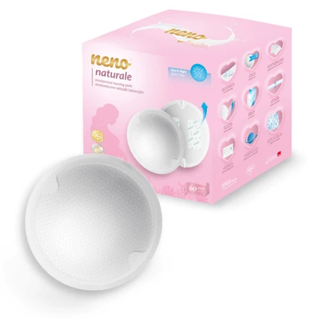Neno Naturale, discos absorbentes, 60 unidades