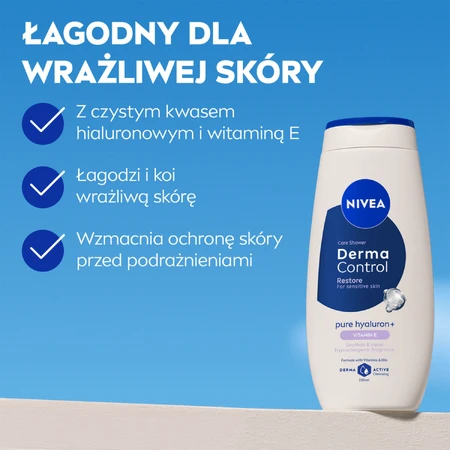 Nivea Derma Control Restore, shower gel, 250 ml