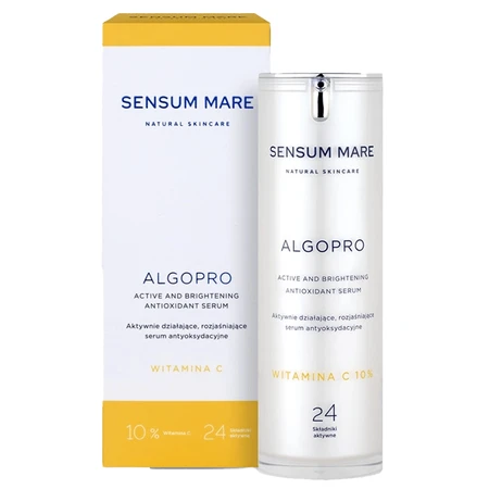 Sensum Mare Algopro, active brightening antioxidant serum with vitamin C 10%, 30 ml