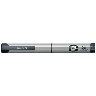 NovoPen 4, insuline-injector, zilver