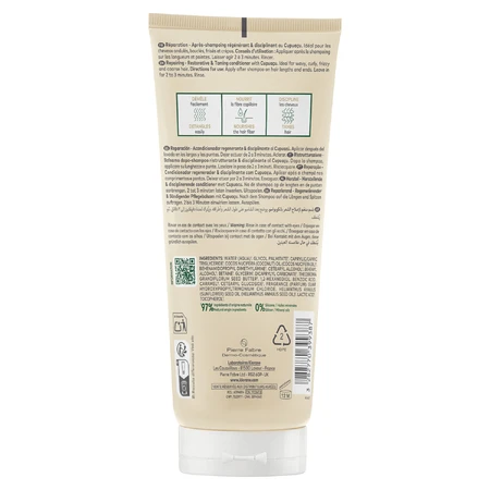 Klorane, conditioner met biologische Cupuacu-boter voor zeer droog en beschadigd haar, 200 ml