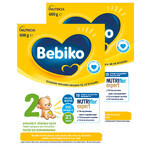 Bebiko 2 Nutriflor Expert set, follow-on milk, over 6 months, 2 x 600 g