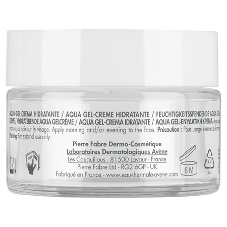 Avene Hydrance Aqua Gel, hydraterende gezichtscrème-gel, gevoelige en vochtarme huid, 50 ml