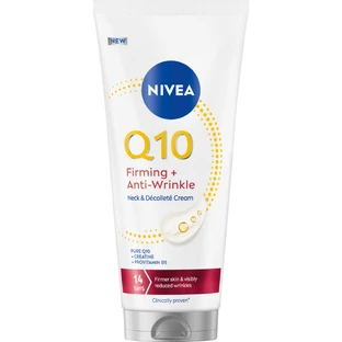 Nivea Q10, crema antiarrugas reafirmante para cuello y escote, 200 ml