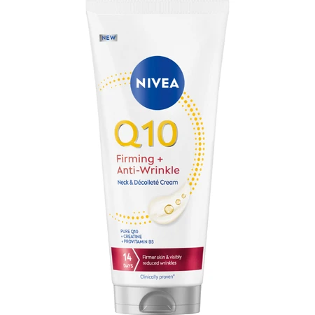 Nivea Q10, firming anti-wrinkle cream for neck and décolleté, 200 ml