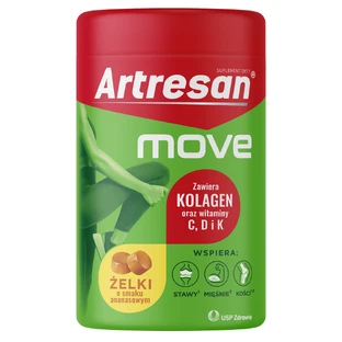 Artresan Move, Geleebohnen, Ananas-Geschmack, 150 g