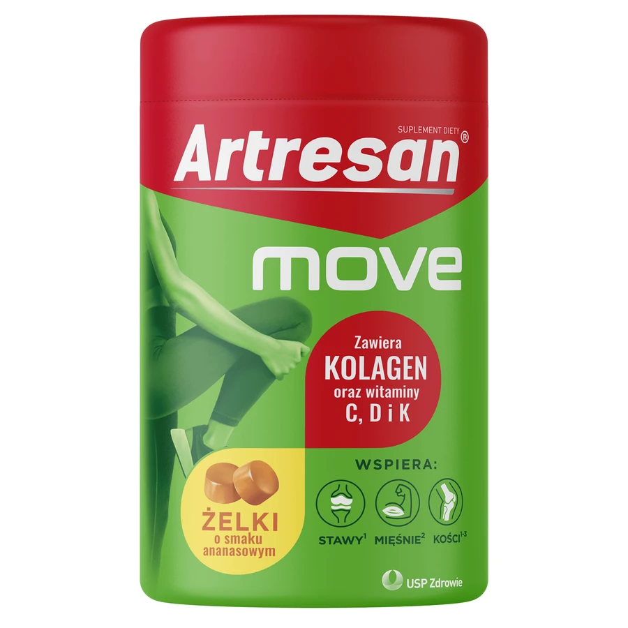 Artresan Move, Geleebohnen, Ananas-Geschmack, 150 g