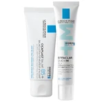 La Roche-Posay set Cicaplast Baume B5+, soothing regenerating lotion, 40 ml + Effaclar DUO+M, moisturizing cream for acne-prone skin, 40 ml