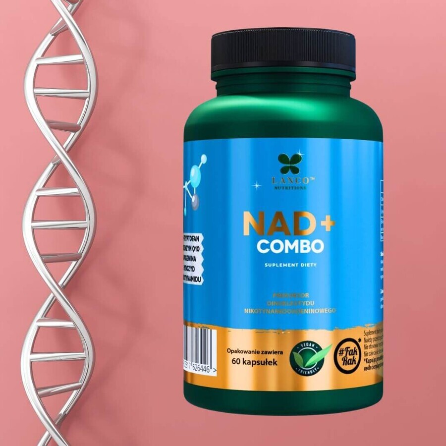 Lanco Nutritions NAD+ Combo, 60 capsules