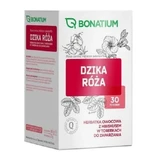 Bonatium Wildrosen-Früchtetee mit Hibiskus, 30 Portionsbeutel