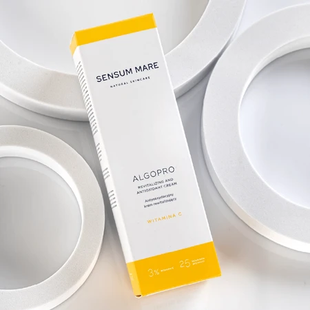 Sensum Mare Algopro, crema revitalizante antioxidante con vitamina C 3%, 50 ml