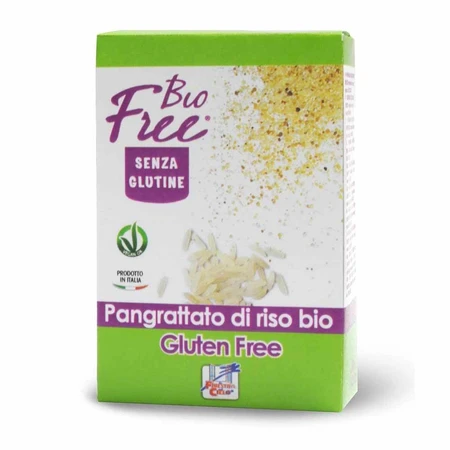 Pan rallado de arroz ecológico sin gluten, 250 g, La Finestra Sul Cielo