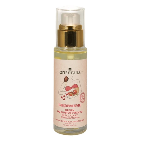 Orientana Straffendes Busen- und Dekolletéöl, Jojobaöl und Ashwagandha, 30 ml