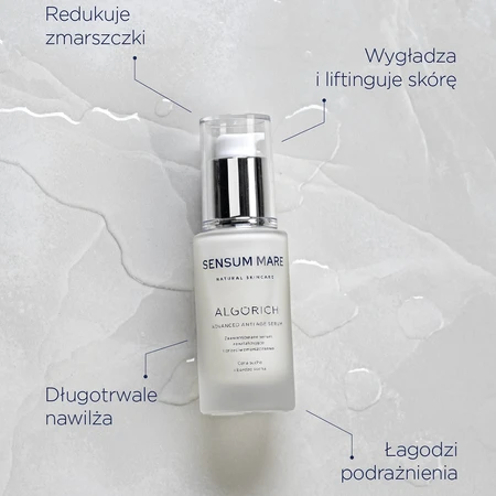 Sensum Mare Algorich, sérum avanzado revitalizante y antiarrugas, pieles secas y muy secas, 30 ml