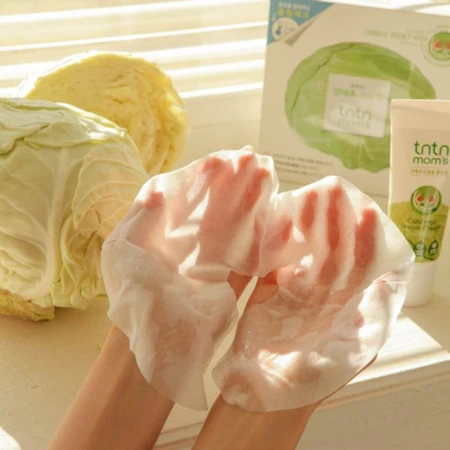 Tntn mom's, breast mask with cabbage extract, 1 piece