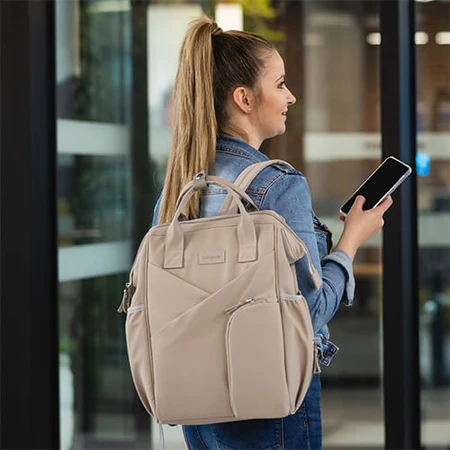 Baby Ono, backpack for mom, Modern Style, beige