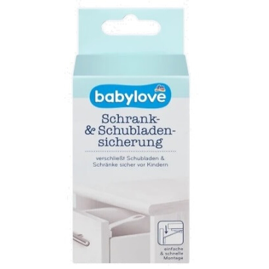 Babylove, Locking device for cabinets and drawers, 3 pieces