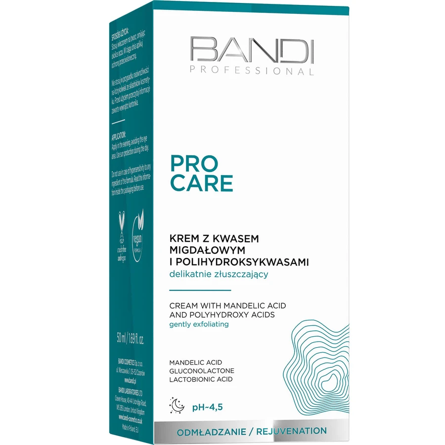 Bandi PRO Care, crème met mandelzuur en polyhydroxyzuren, 50 ml