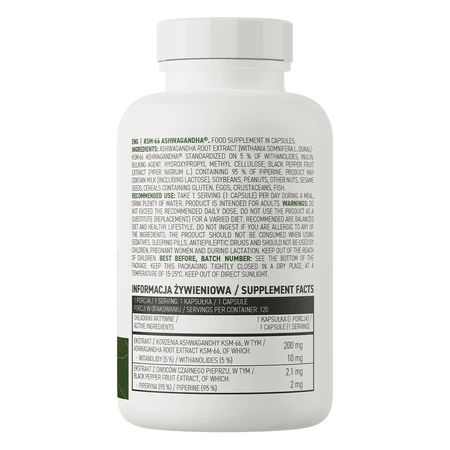 OstroVit KSM-66 Ashwagandha, 120 capsules