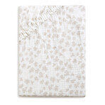 BabyMatex, cearșaf muselină cu bandă elastică 60 cm x 120 cm, Muslin Design, alb cu trandafiri BabyMatex, cearșaf muselină cu bandă elastică 60 cm x 120 cm, Muslin Design, alb cu trandafiri
