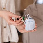 BabyOno, porte-sucette en silicone, bleu BabyOno, porte-sucette en silicone, bleu