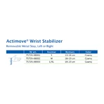 Actimove Sports Edition, orthèse de stabilisation du poignet gauche ou droit, avec attelle, noir, taille M