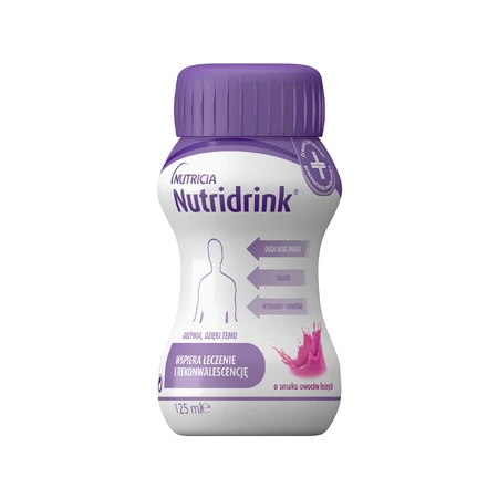 Nutridrink set, voedingssupplement, bosvruchtensmaak, 12 x 125 ml