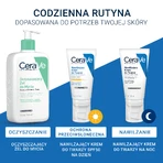 Set CeraVe, gel de spălare împotriva imperfecțiunilor, 236 ml + cremă de față hidratantă cu ceramide, SPF 50, 52 ml
