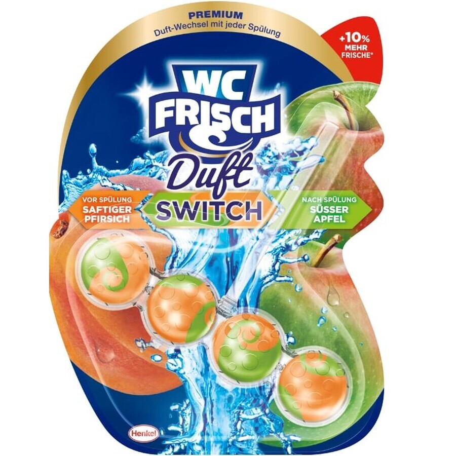 WC Frisch Duft Switch WC Suspension Peach amp; Apple, 50 g