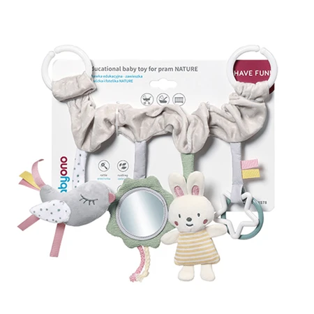 BabyOno, educatief speelgoed, tag voor kinderwagen, Natuur