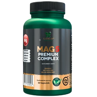 Lanco Nutritions Mag5 Premium Complex, 60 cápsulas