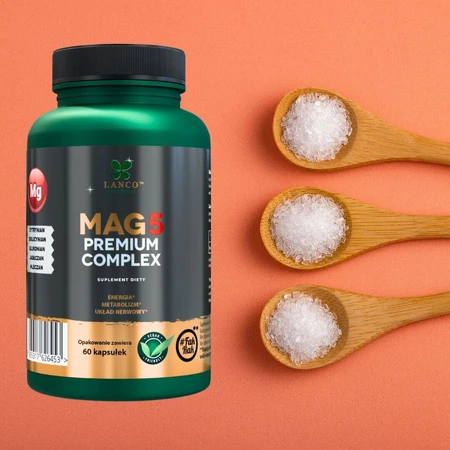 Lanco Nutritions Mag5 Premium Complex, 60 cápsulas