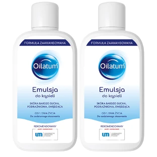 Set Oilatum Advanced Formula, bademulsie, vanaf dag 1 van het leven, 2 x 400 ml