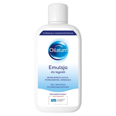 Set Oilatum Advanced Formula, bademulsie, vanaf dag 1 van het leven, 2 x 400 ml