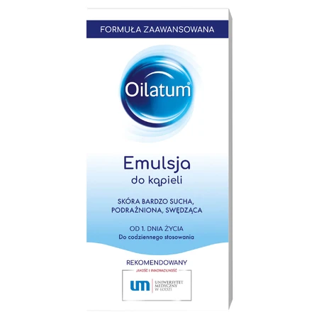Set Oilatum Advanced Formula, bademulsie, vanaf dag 1 van het leven, 2 x 400 ml