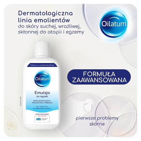 Set Oilatum Advanced Formula, bademulsie, vanaf dag 1 van het leven, 2 x 400 ml