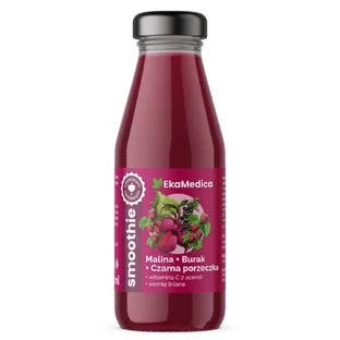 EkaMedica, smoothie, raspberry-beet-blackcurrant, 250 ml