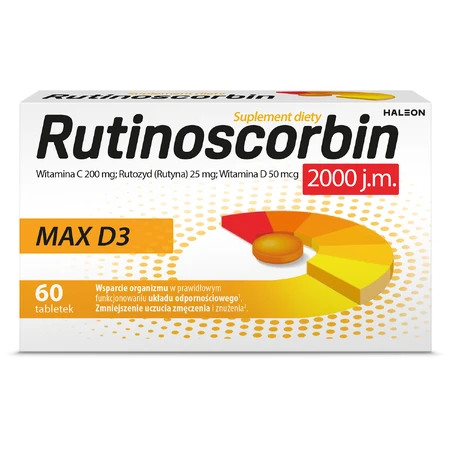Rutinoscorbin Max D3, 60 comprimidos