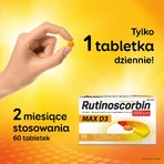 Rutinoscorbin Max D3, 60 comprimidos