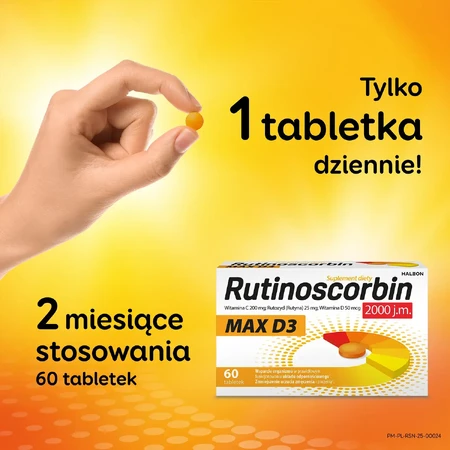 Rutinoscorbin Max D3, 60 comprimidos