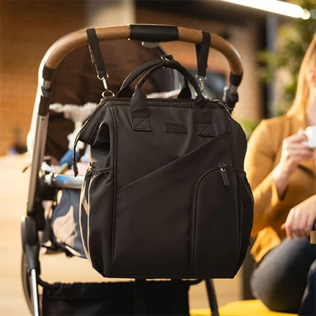 Baby Ono, backpack for mom, Modern Style, black
