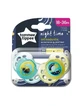 Tommee Tippee Suzeta de noapte 18-36m, 2 buc.