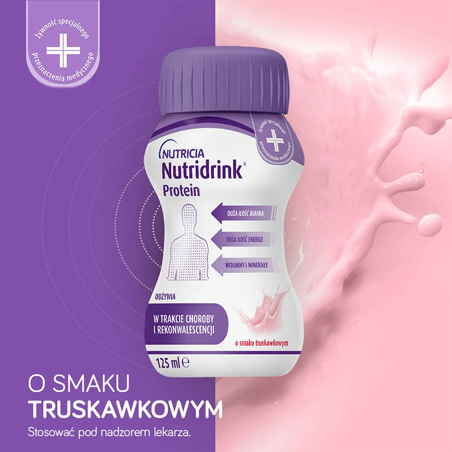 Nutridrink Protein kit, preparado nutricional, melocotón-mango, 4 x 125 ml + sabor fresa, 4 x 125 ml + sabor frutas del bosque, 4 x 125 ml + sabor frutos rojos, 4 x 125 ml