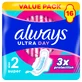 Always Ultra Day, maandverband met vleugels, Super, 16 stuks